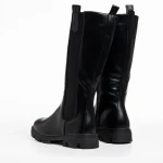 Дамски чизми черни  от еко кожа  Amiyah