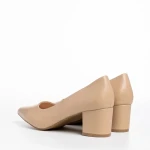 Дамски обувки  бежови  от еко кожа  Kaz