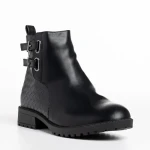 Дамски боти  черни  от еко кожа  Alandra