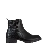 Дамски боти  черни  от еко кожа  Alandra