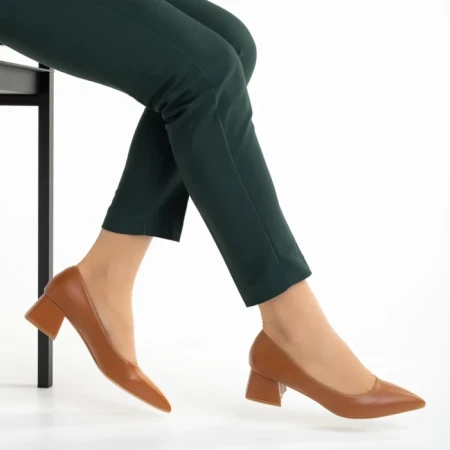 Дамски обувки  Dimina светло кафяви