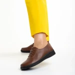 Дамски обувки  кафяви  от еко кожа  Atara