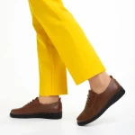 Дамски обувки  кафяви  от еко кожа  Atara