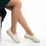 Дамски обувки  бежови от еко кожа  Cassia