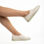 Дамски обувки  бежови от еко кожа  Cassia