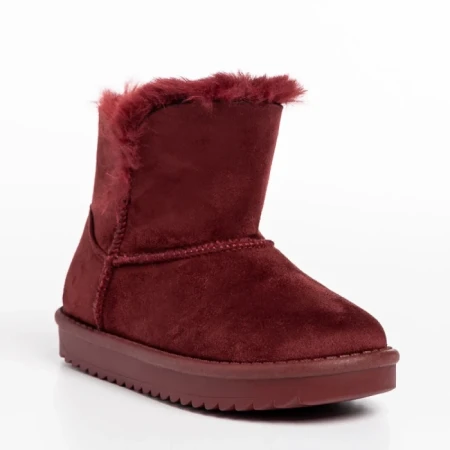 Детски чизми  червени от текстилен материал  Sigrid