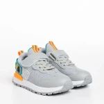 Детски спортни обувки сиви  от еко кожа  и текстилен материал Carson