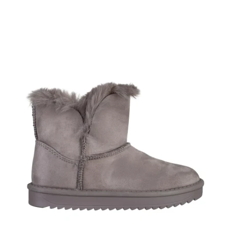 Детски чизми сиви  от текстилен материал  Sigrid