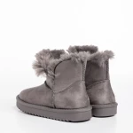 Детски чизми сиви  от текстилен материал  Sigrid