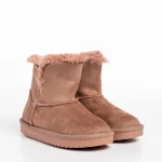 Детски чизми  розови  от текстилен материал  Sigrid