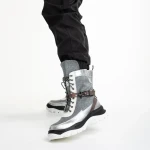 Дамски спортни обувки  сребристи  от текстилен материал  Regenia