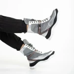 Дамски спортни обувки  сребристи  от текстилен материал  Regenia