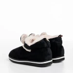 Детски чехли  черни  от текстилен материал  Paco