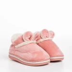 Детски чехли  розови  от текстилен материал  Paco