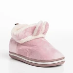 Детски чехли  лилави  от текстилен материал  Paco