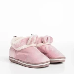 Детски чехли  лилави  от текстилен материал  Paco