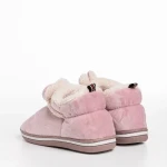 Детски чехли  лилави  от текстилен материал  Paco