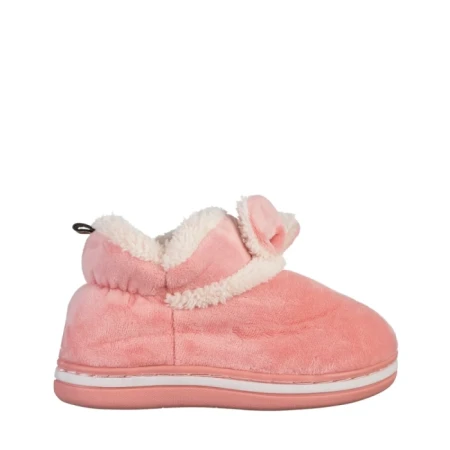 Детски чехли  розови  от текстилен материал  Paco