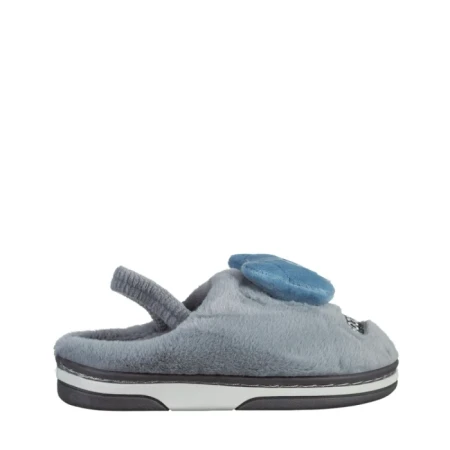 Детски чехли сиви от текстилен материал  Ronnie