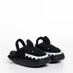 Детски чехли  черни  от текстилен материал  Vanden