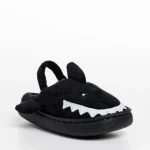 Детски чехли  черни  от текстилен материал  Vanden