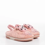 Детски чехли  розови  от текстилен материал  Sivan