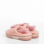 Детски чехли  розови  от текстилен материал  Sivan