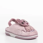 Детски чехли  лилави  от текстилен материал  Sivan