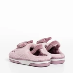 Детски чехли  лилави  от текстилен материал  Sivan