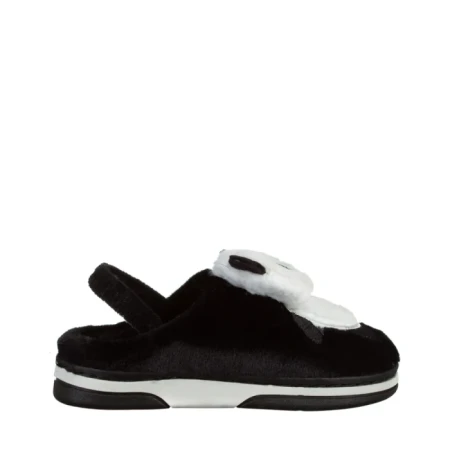 Детски чехли  черни  от текстилен материал  Pierre