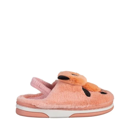 Детски чехли  розови  от текстилен материал  Pierre