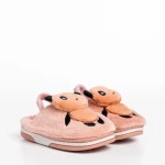 Детски чехли  розови  от текстилен материал  Pierre