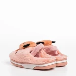 Детски чехли  розови  от текстилен материал  Pierre