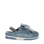 Детски чехли сиви от текстилен материал  Pierre