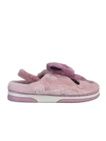 Детски чехли  лилави  от текстилен материал  Pierre