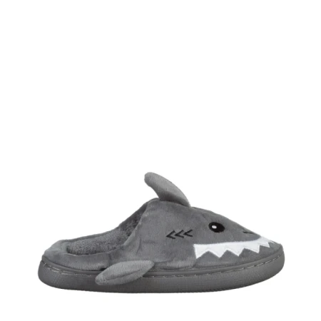 Детски чехли сиви от текстилен материал  Vanden