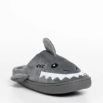 Детски чехли сиви от текстилен материал  Vanden