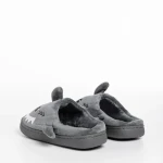 Детски чехли сиви от текстилен материал  Vanden