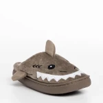 Детски чехли  бежови  от текстилен материал  Vanden