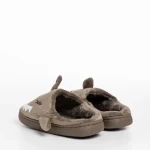 Детски чехли  бежови  от текстилен материал  Vanden