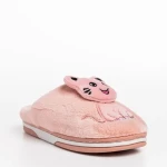 Детски чехли розови от текстилен материал  Sivan