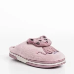 Детски чехли лилави от текстилен материал  Sivan