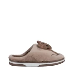 Детски чехли бежови от текстилен материал  Sivan