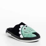 Детски чехли  черни  от текстилен материал  Vertis