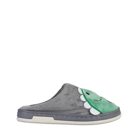 Детски чехли сиви от текстилен материал  Vertis