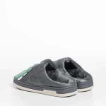 Детски чехли сиви от текстилен материал  Vertis