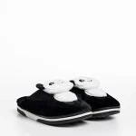 Детски чехли  черни  от текстилен материал  Pierre