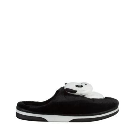 Детски чехли  черни  от текстилен материал  Pierre