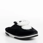 Детски чехли  черни  от текстилен материал  Pierre