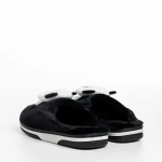 Детски чехли  черни  от текстилен материал  Pierre